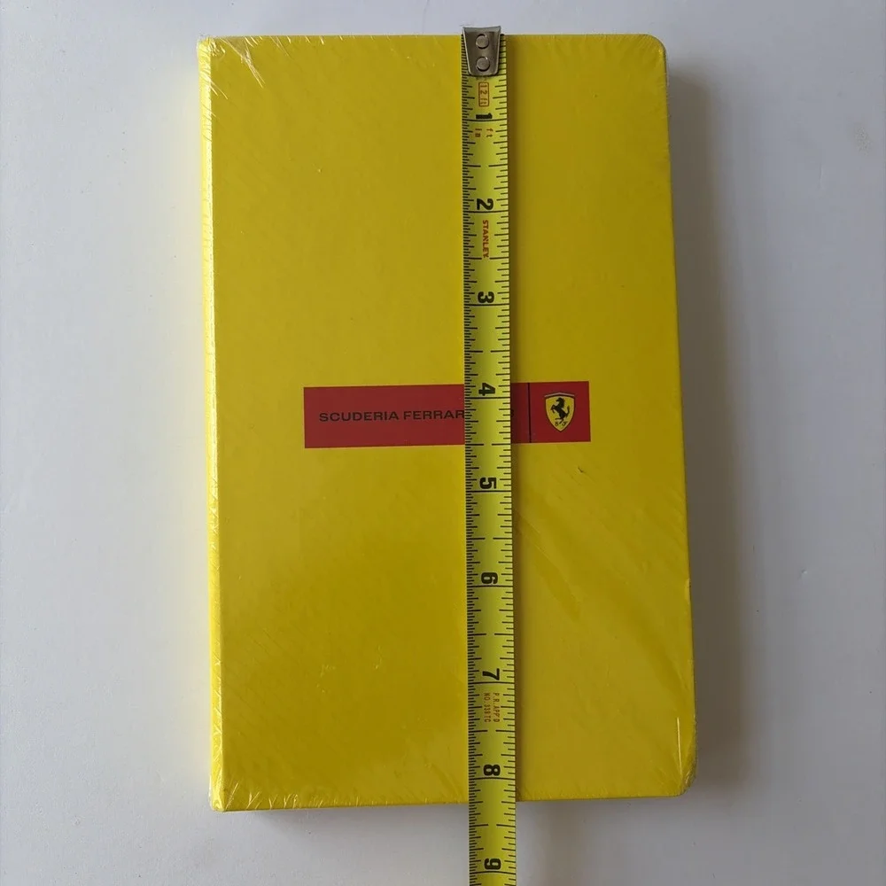 Scuderia Ferrari Club Notebook Yellow Made in Italy New Sealed Official Merch